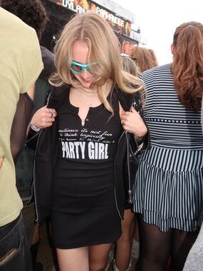 Charli XCX party girl dress